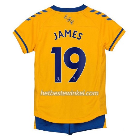 Everton James Rodriguez 19 Voetbaltenues Kind Uit 2020/21 - SS (+ Korte broeken)